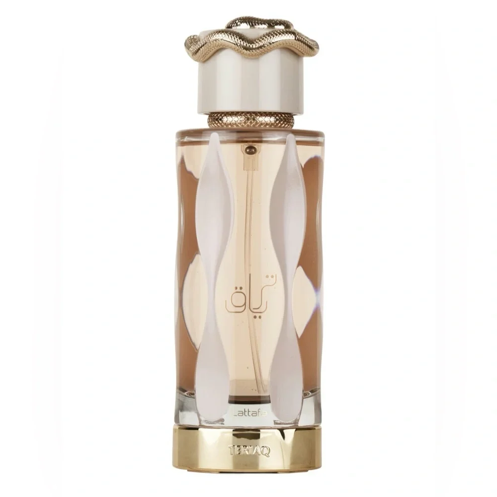 Teriaq Lattafa Perfumes is a unisex fragrance created by perfumer Quentin Bisch